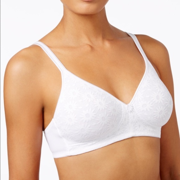 $9 - NWT WARNER'S DAISY LACE BRA - Picture 1 of 1